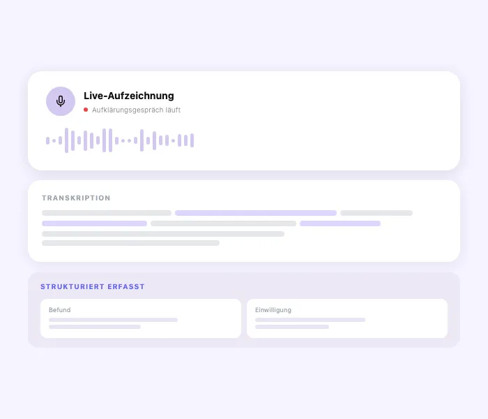 Dentero Aufklärungsgespräche — Screenshot