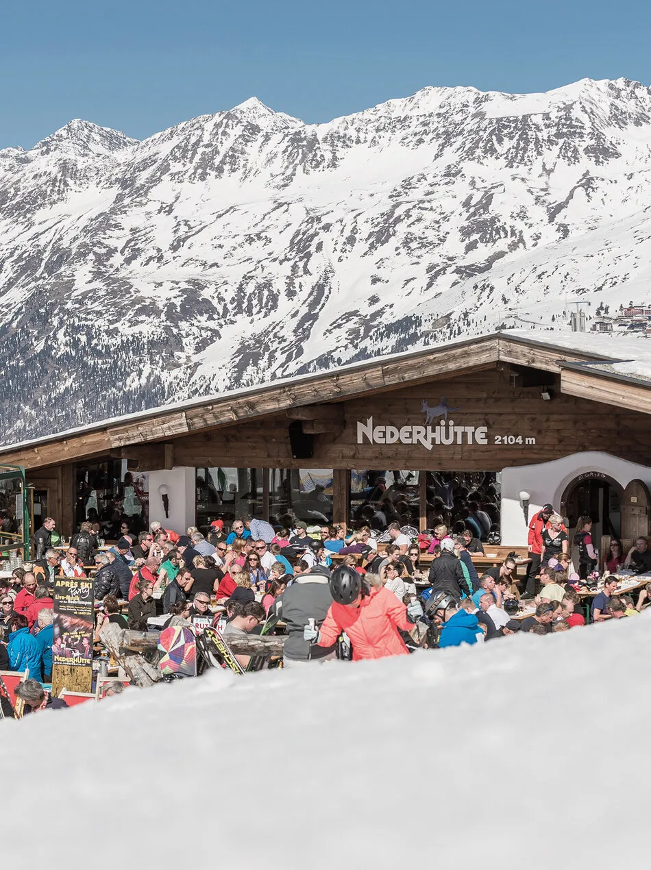 Après-Ski auf der Nederhütte