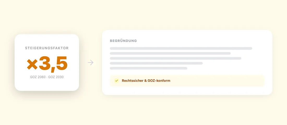 Dentero Steigerungsfaktor — Screenshot